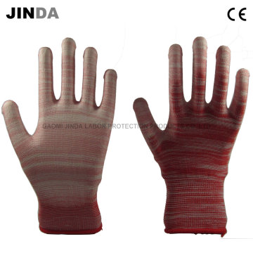 Gants de travail Rigger protecteurs Guantes de protection revêtue en PU (PU004)